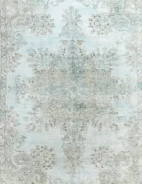 Blå Persien Persisk Vintagetæppe 342 x 235 cm - view 3