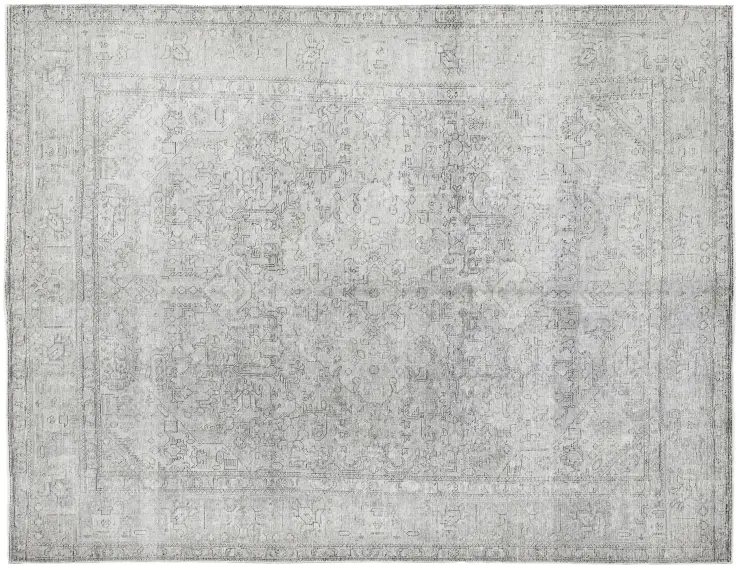 Grå persia Persisk vintage teppe 284 x 200 cm