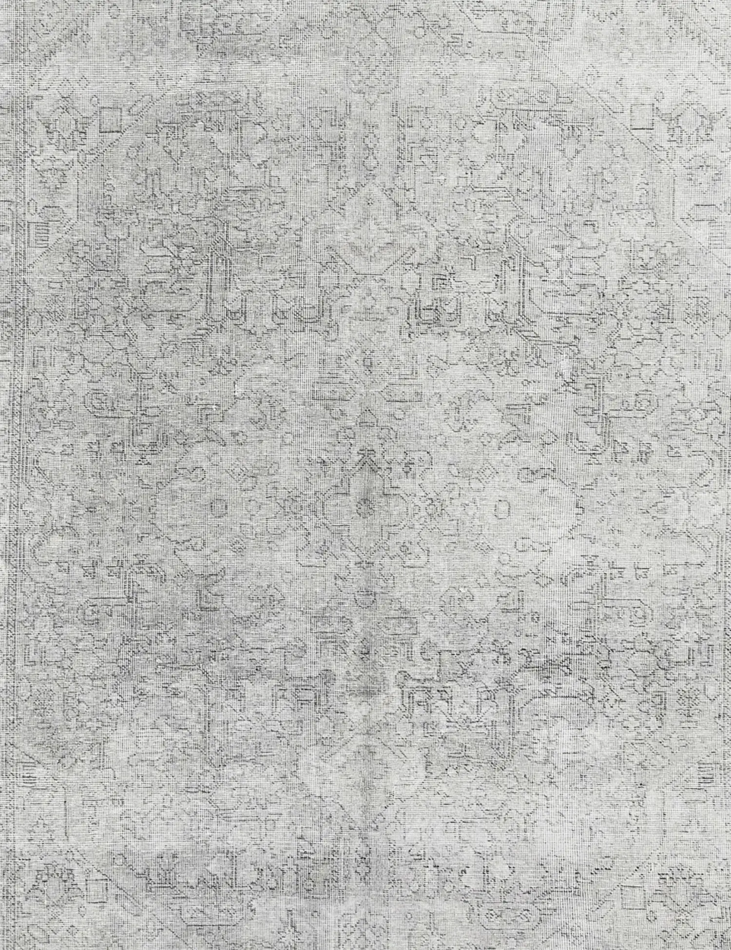 Grå persia Persisk vintage teppe 284 x 200 cm - Unikt håndlaget teppe