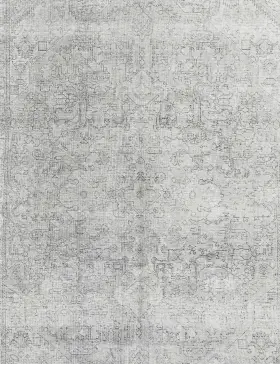 Grå Persia Persisk vintage teppe 284 x 200 cm - view 3