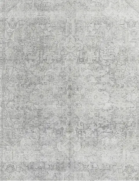 Grijs Perzië Perzisch Vintage Tapijt 284 x 200 cm - view 3