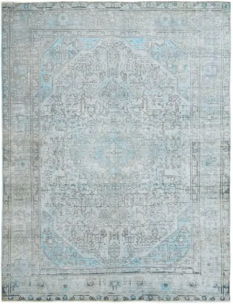Blu Persiano Tappeto vintage persiano 274 x 198 cm
