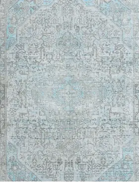 Blå Persien Persisk Vintagetæppe 274 x 198 cm - view 3