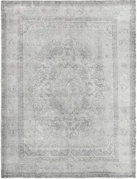 Grå Persia Persisk vintage teppe 290 x 192 cm