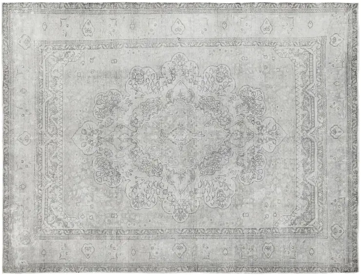 Grå persia Persisk vintage teppe 290 x 192 cm