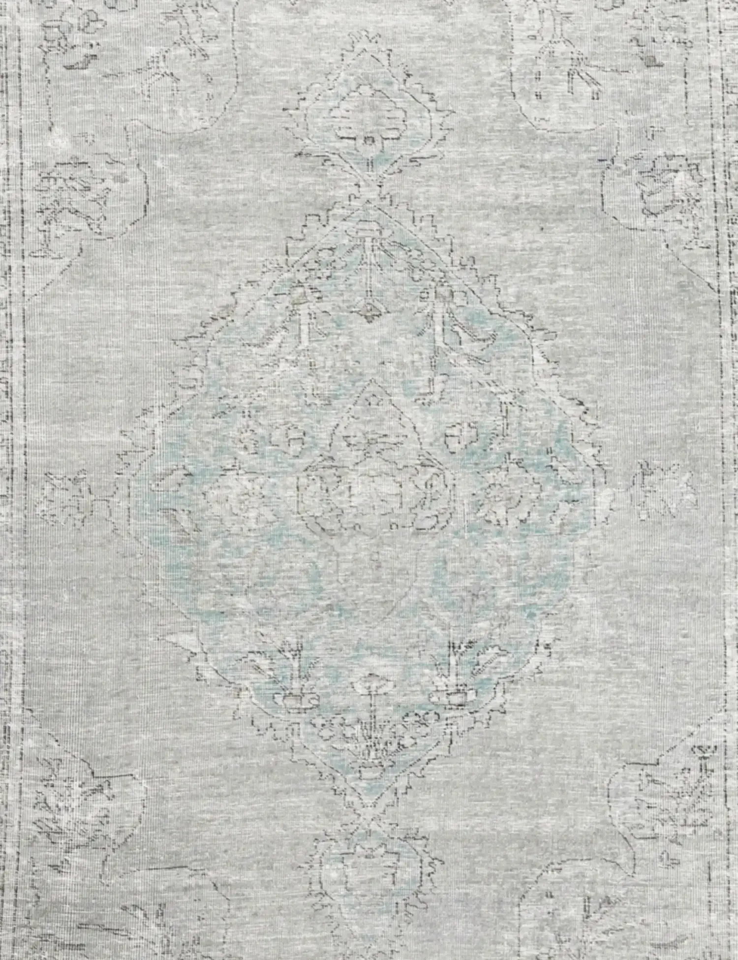 Gris Persa Alfombra persa vintage 274 x 186 cm - Alfombra única hecha a mano
