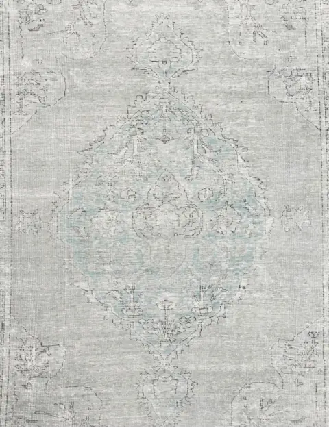 Grå Persien Persisk vintage matta 274 x 186 cm - view 3