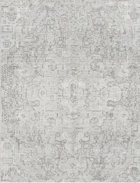 Grau Persien Persischer Vintage Teppich 284 x 195 cm - view 3