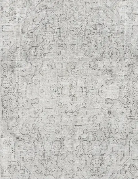 Grau Persien Persischer Vintage Teppich 284 x 195 cm - view 3