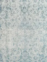Blå Persien Persisk Vintagetæppe 294 x 186 cm - view 3