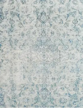 Blå Persien Persisk Vintagetæppe 294 x 186 cm - view 3