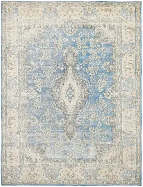 Bleu Persan Tapis Persan vintage 291 x 202 cm