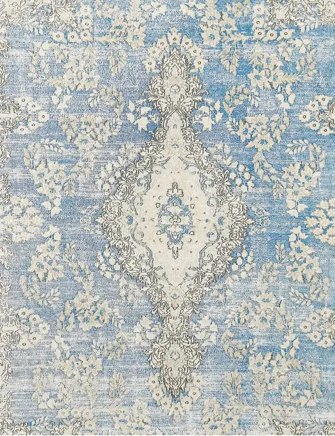 Bleu Persan Tapis Persan vintage 291 x 202 cm - view 3
