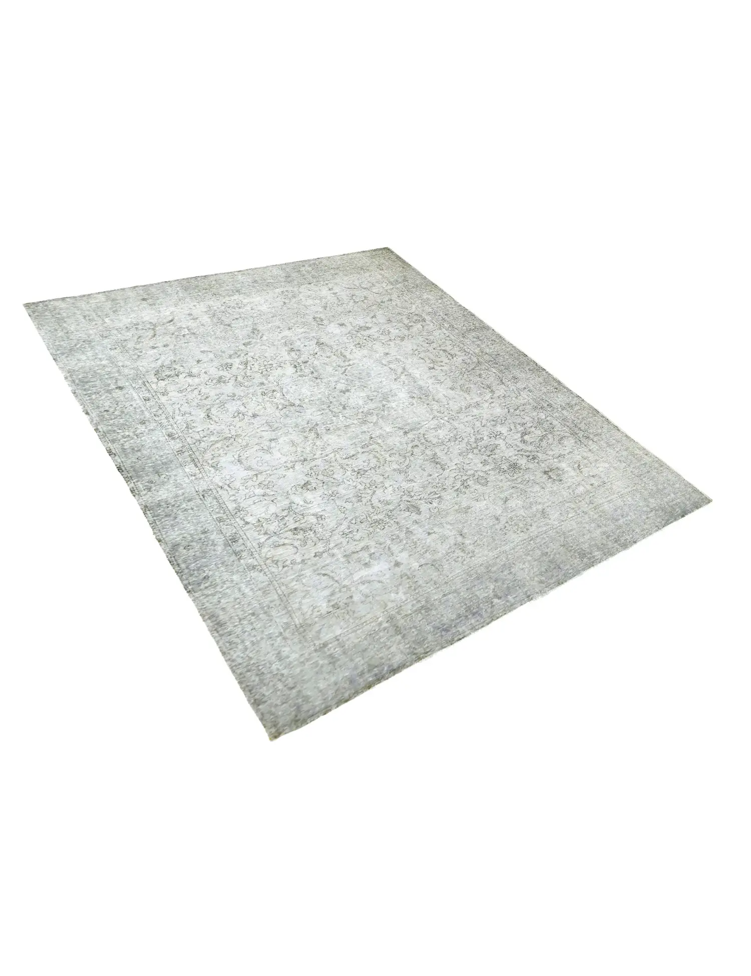 Grey Persia Persian Vintage Carpet 313 x 230 cm - Unique Handmade Carpet
