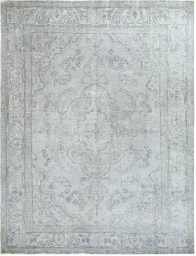 Blå Persien Persisk vintage matta 280 x 193 cm