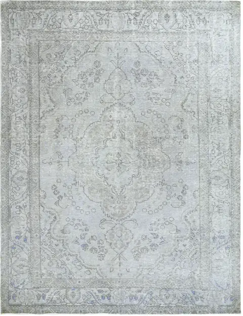 Blau Persien Persischer Vintage Teppich 280 x 193 cm