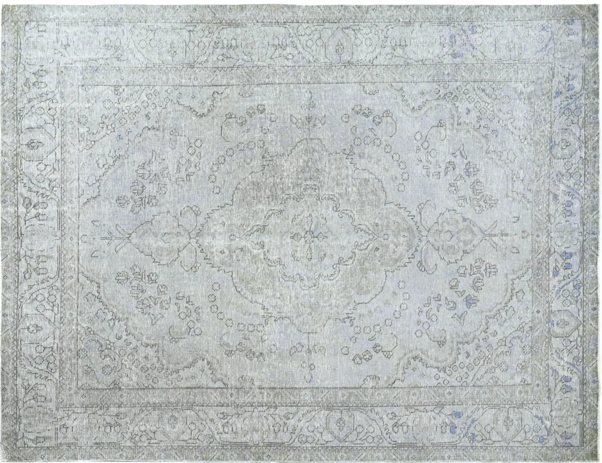 Blå Persien Persisk vintage matta 280 x 193 cm