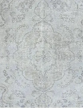 Blå Persien Persisk vintage matta 280 x 193 cm - view 3
