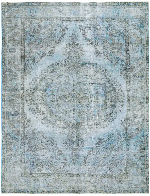 Grå Persien Persisk vintage matta 276 x 186 cm