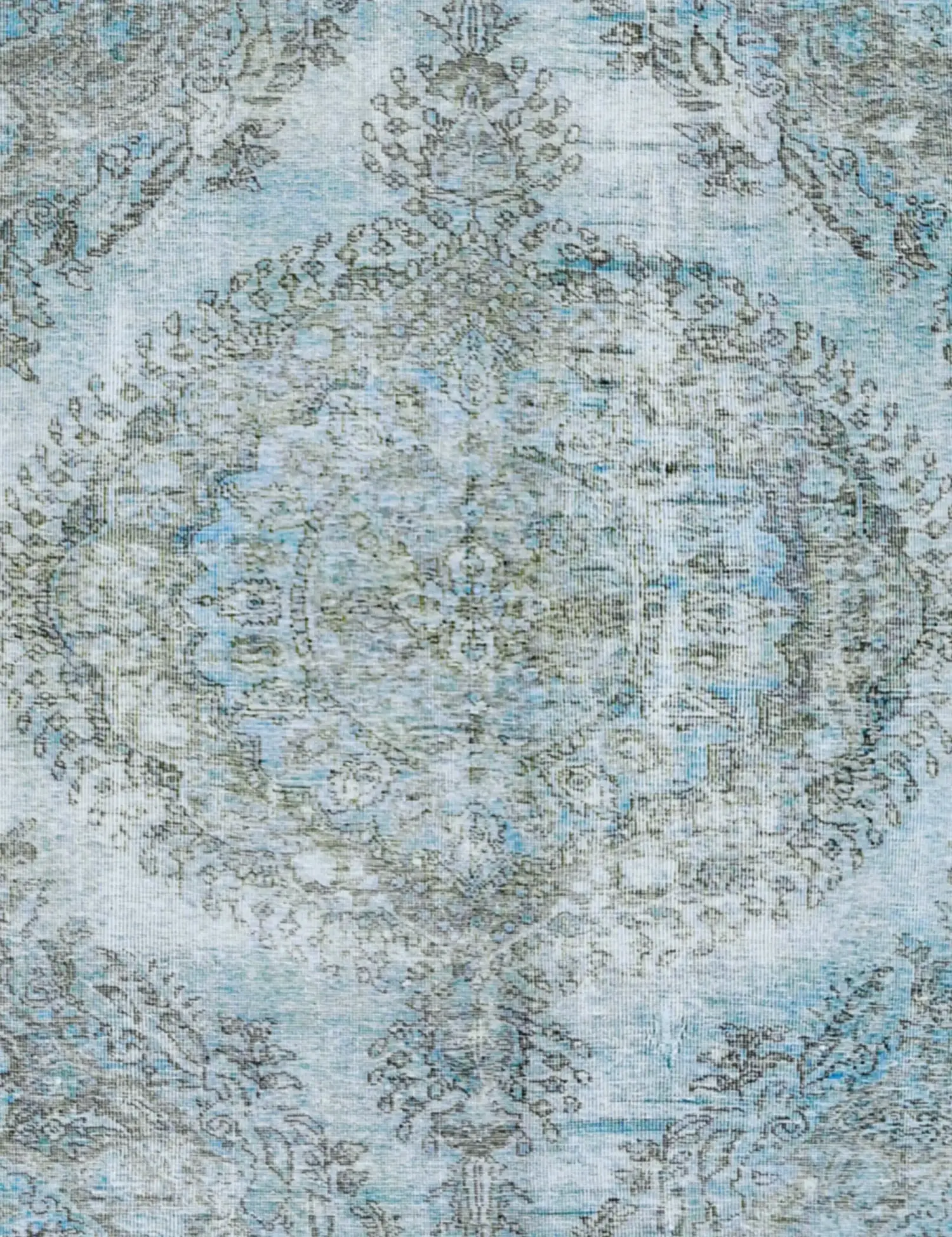 Grijs Perzië Perzisch Vintage Tapijt 276 x 186 cm - Uniek handgemaakt tapijt