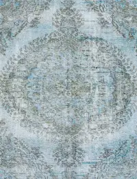 Grijs Perzië Perzisch Vintage Tapijt 276 x 186 cm - view 3