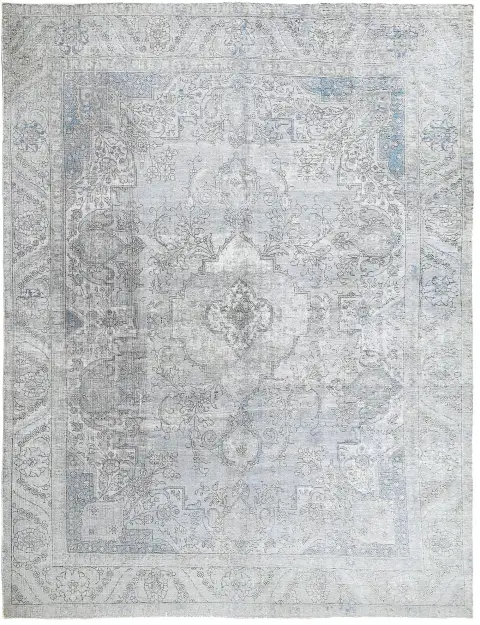 Bleu Persan Tapis Persan vintage 384 x 291 cm