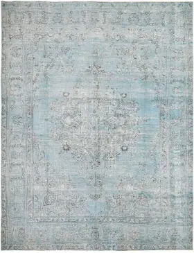 Bleu Persan Tapis Persan vintage 327 x 256 cm