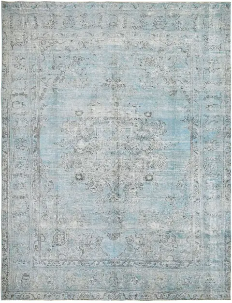 Bleu Persan Tapis Persan vintage 327 x 256 cm