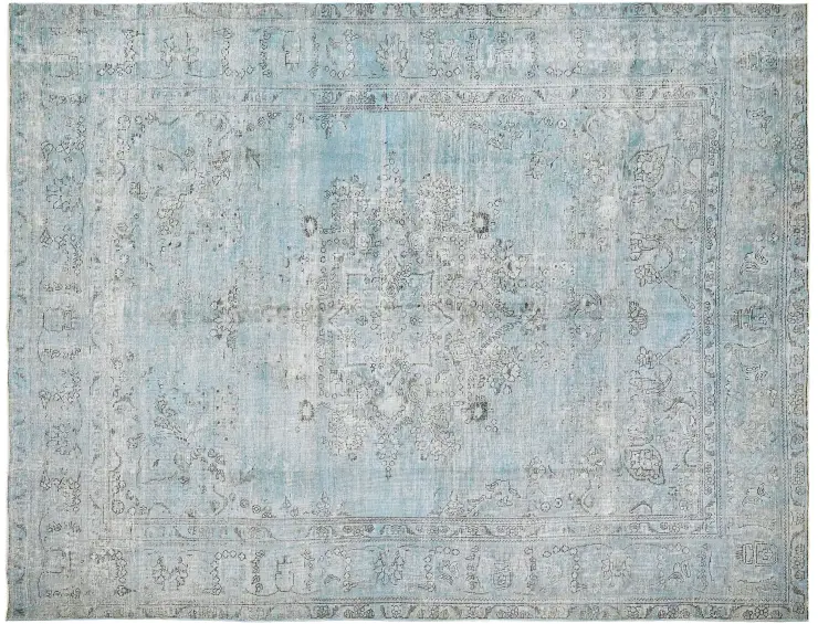 Bleu Persan Tapis Persan vintage 327 x 256 cm