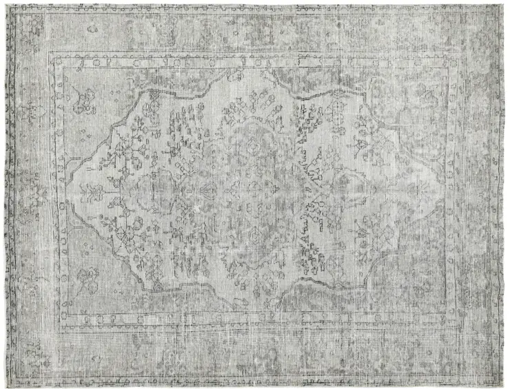 Grå persia Persisk vintage teppe 270 x 194 cm