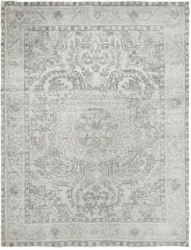 Grön Persien Persisk vintage matta 292 x 212 cm