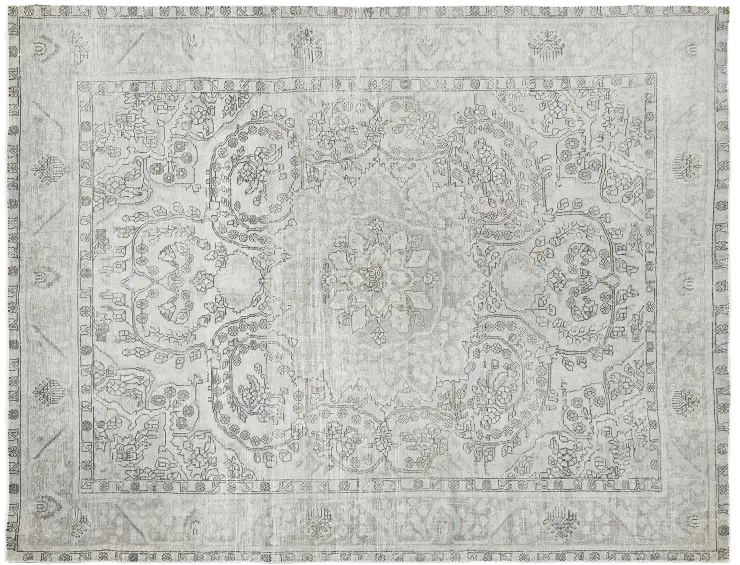 Grön Persien Persisk vintage matta 292 x 212 cm
