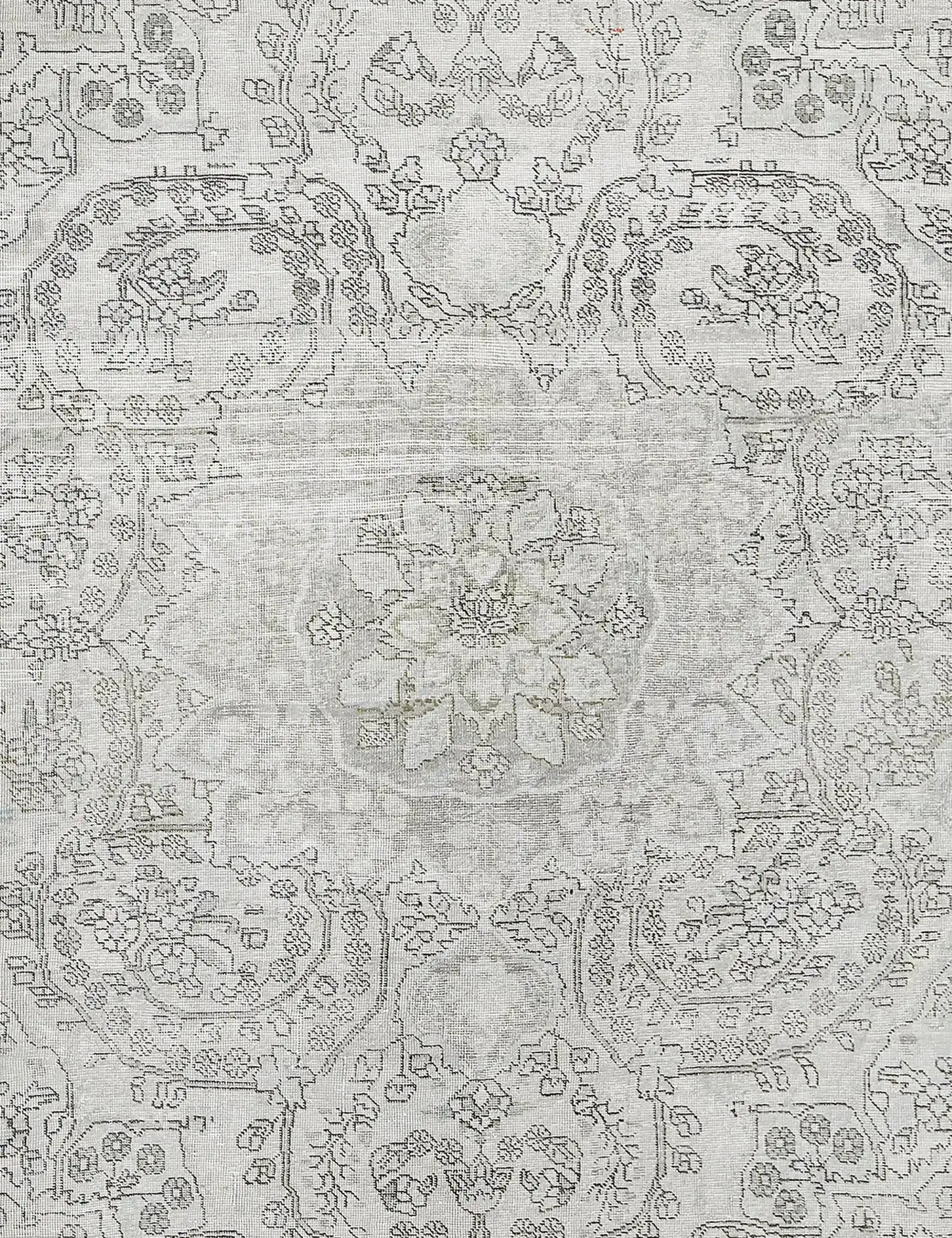 Grön Persien Persisk vintage matta 292 x 212 cm - Unik handgjord matta