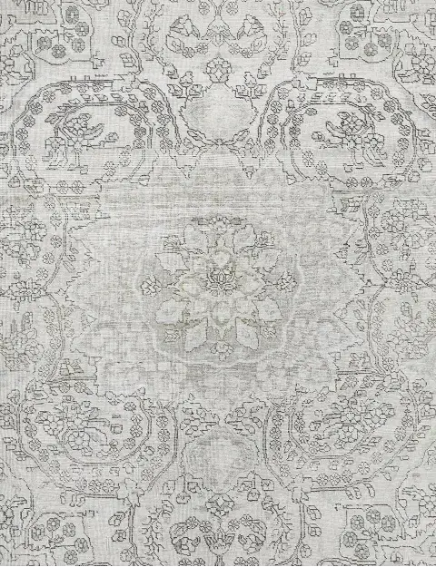 Vert Persan Tapis Persan vintage 292 x 212 cm - view 3