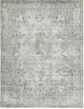 Grise Persan Tapis Persan vintage 283 x 190 cm