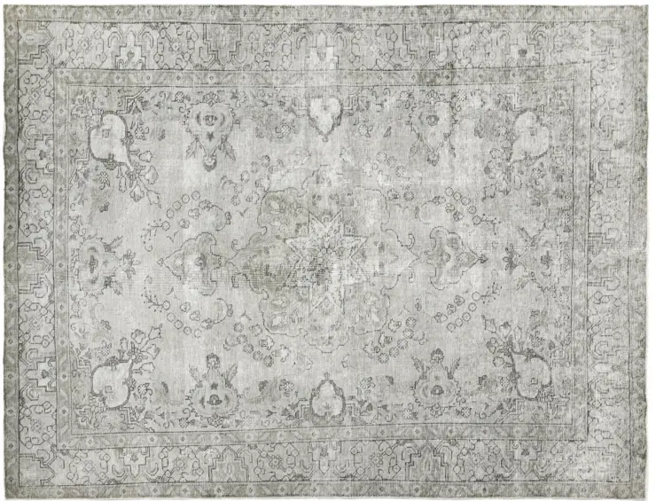 Grise Persan Tapis Persan vintage 283 x 190 cm