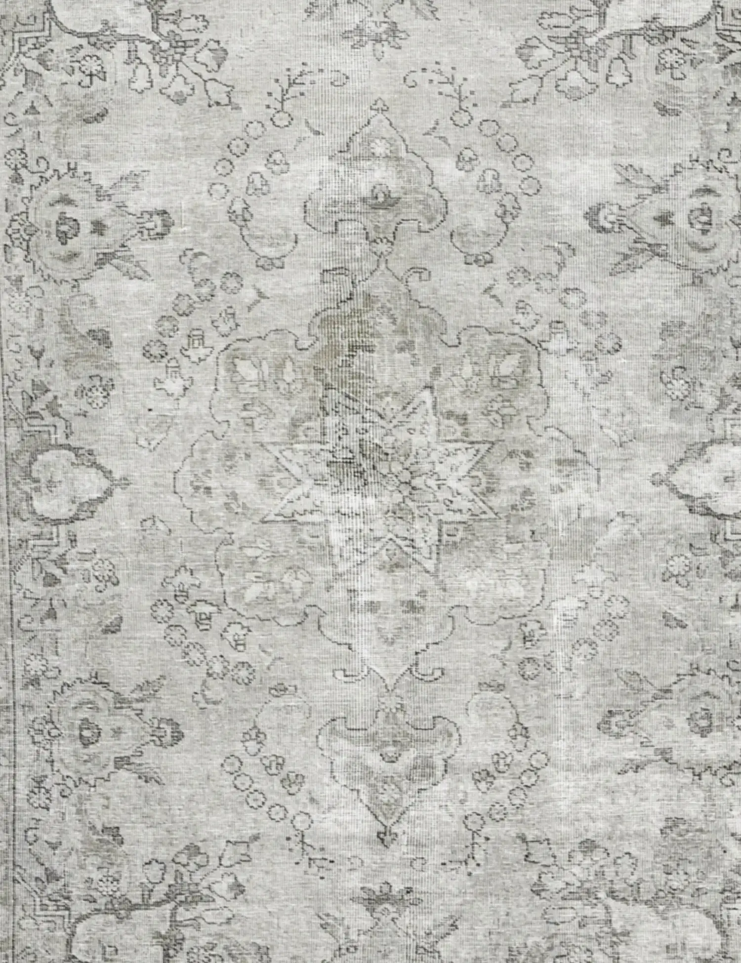 Grise Persan Tapis Persan vintage 283 x 190 cm - Tapis fait main unique