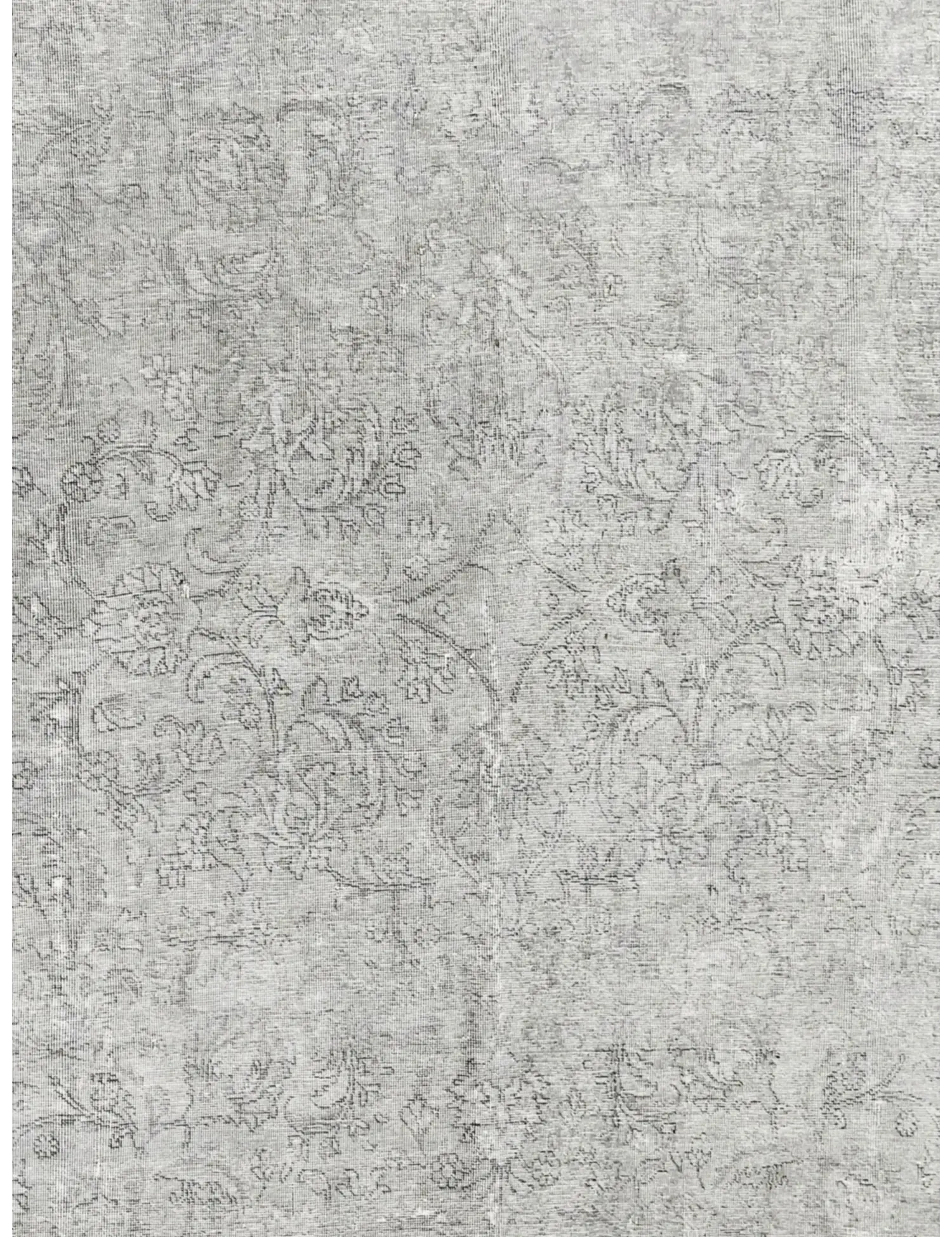 Grey Persia Persian Vintage Carpet 287 x 242 cm - Unique Handmade Carpet