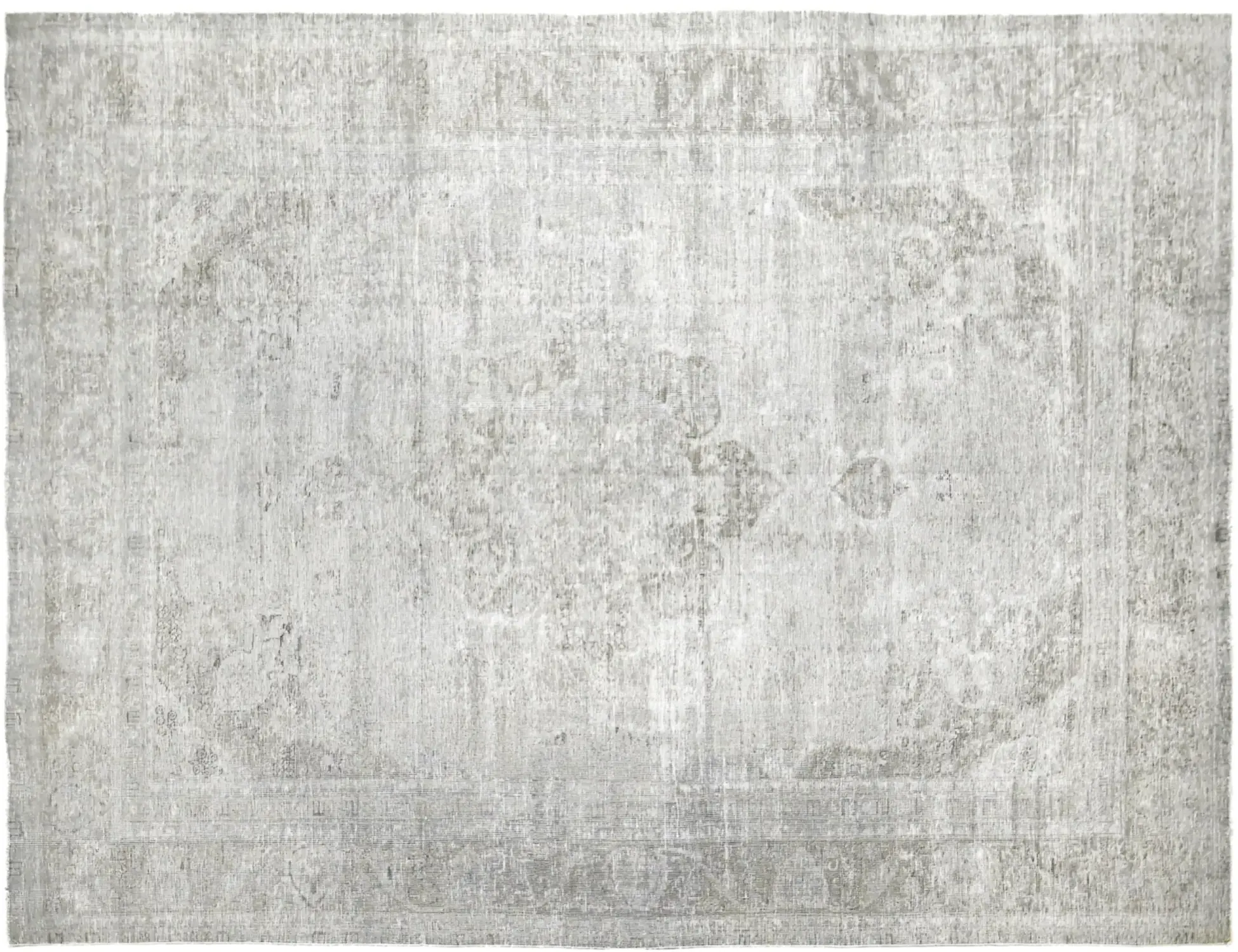 Gris Persa Alfombra persa vintage 337 x 234 cm - Alfombra única hecha a mano