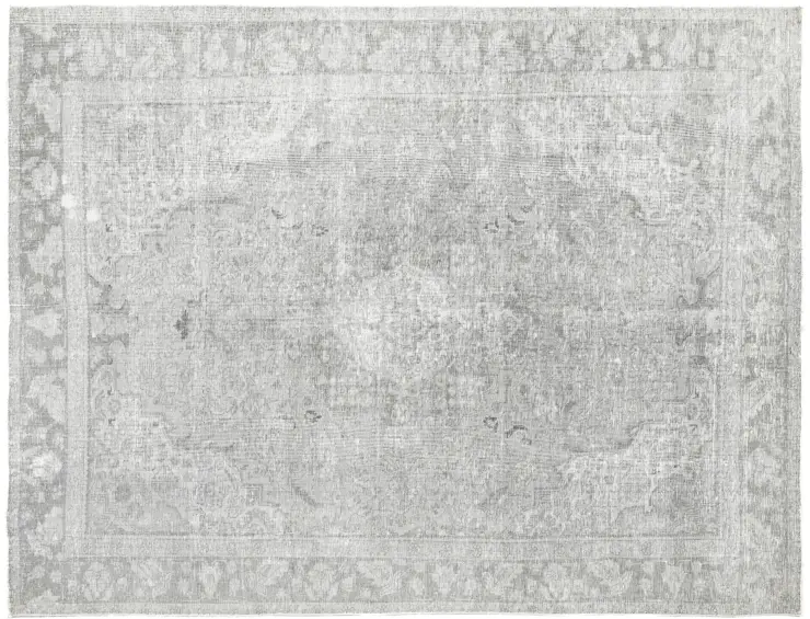 Grå Persien Persisk Vintagetæppe 279 x 200 cm