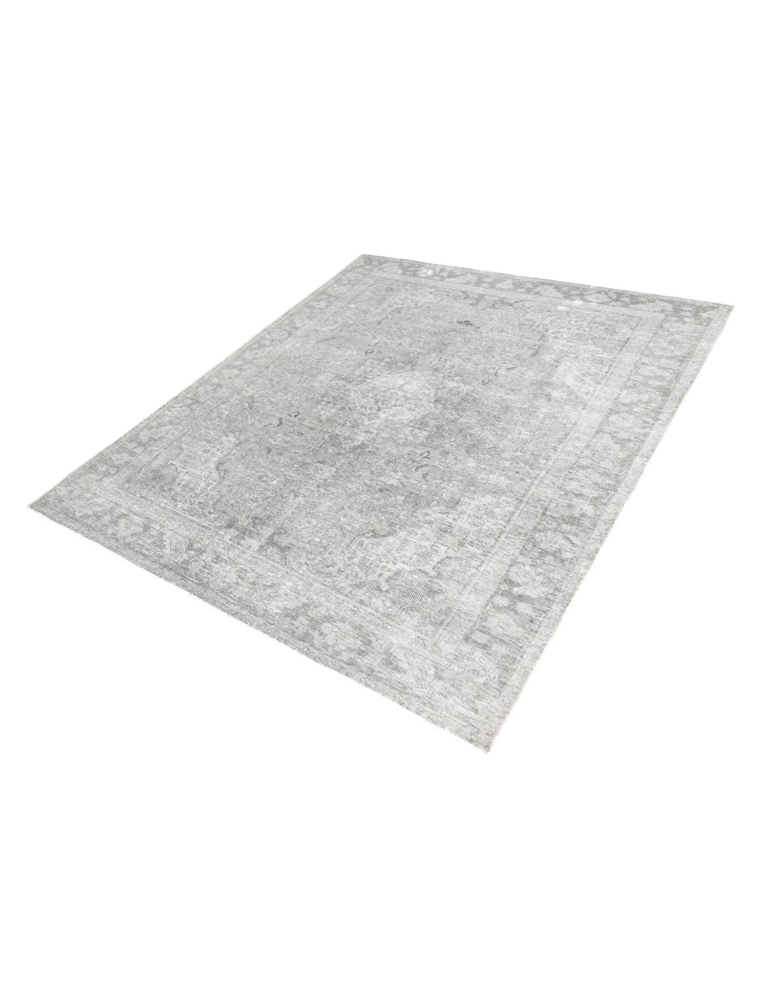 Grå Persien Persisk Vintagetæppe 279 x 200 cm - Unikt håndlavet tæppe