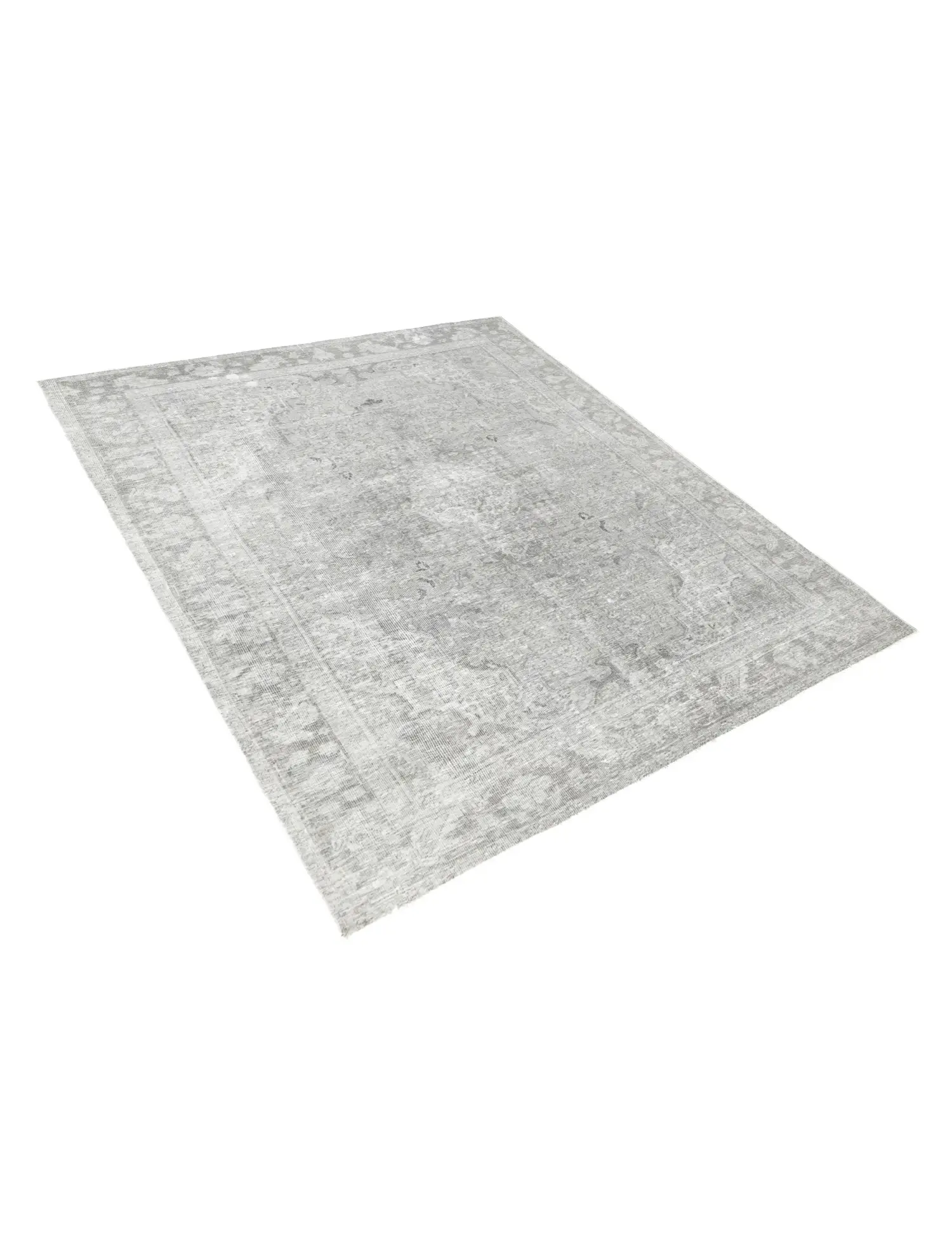 Grå Persien Persisk Vintagetæppe 279 x 200 cm - Unikt håndlavet tæppe
