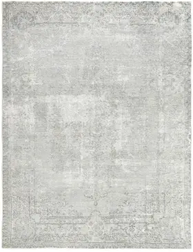 Grau Persien Persischer Vintage Teppich 289 x 189 cm