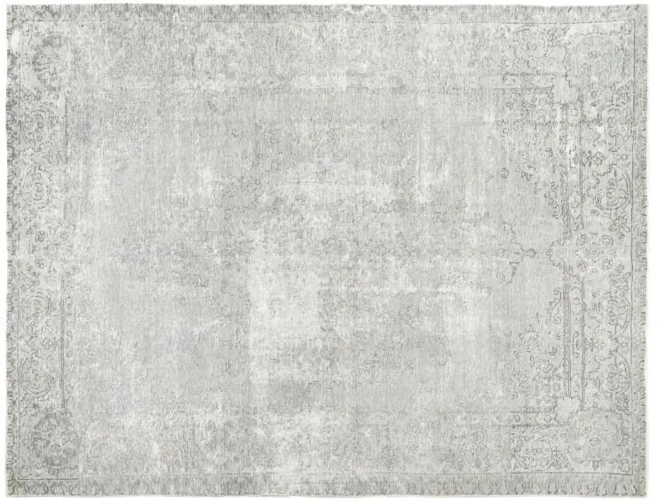 Grau Persien Persischer Vintage Teppich 289 x 189 cm
