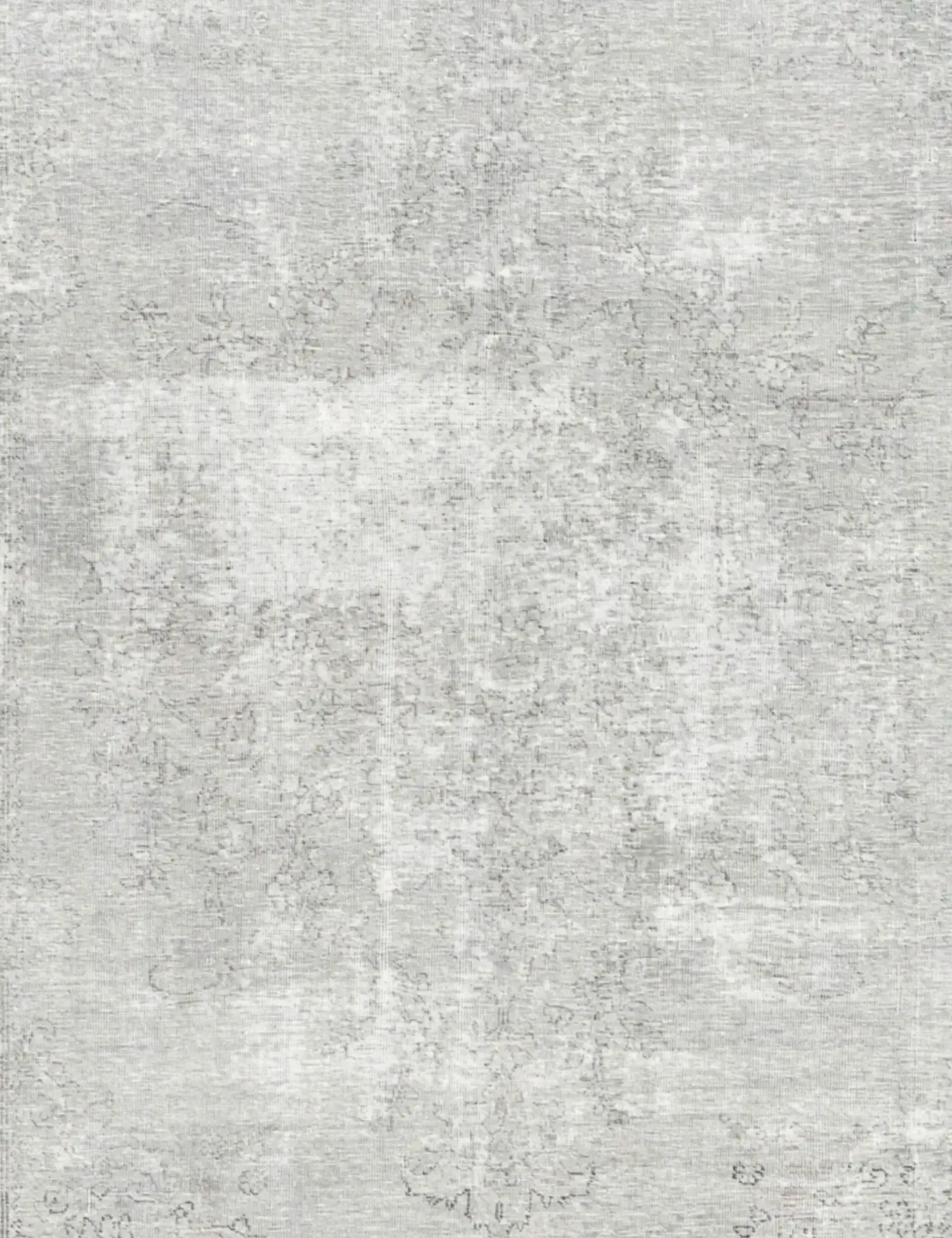 Grau Persien Persischer Vintage Teppich 289 x 189 cm - Einzigartiger handgefertigter Teppich