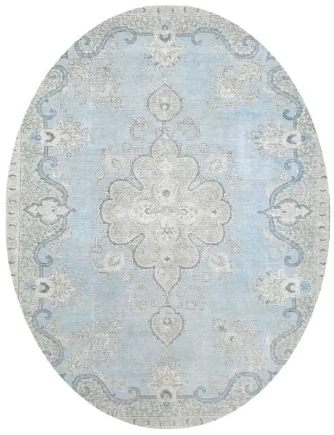 Azul Persia Alfombra persa vintage 326 x 223 cm