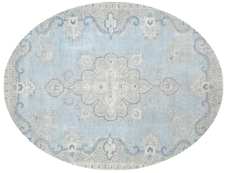 Blau Persien Persischer Vintage Teppich 326 x 223 cm