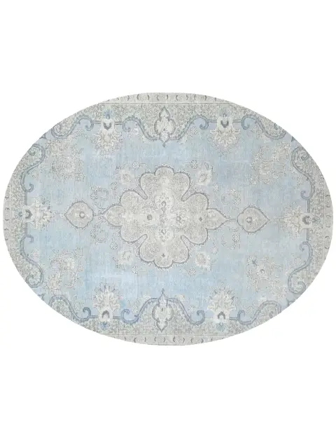 Azul Persia Alfombra persa vintage 326 x 223 cm - view 2