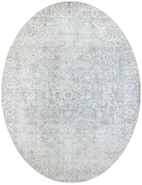 Bleu Persan Tapis Persan vintage 365 x 294 cm