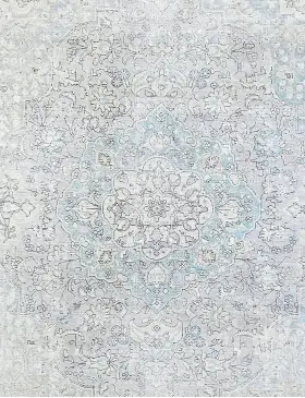 Blau Persien Persischer Vintage Teppich 365 x 294 cm - view 3